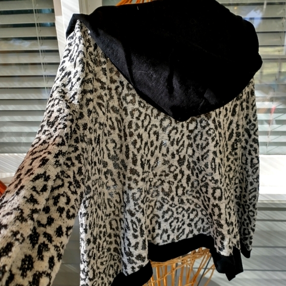 Sweater 🌅Swing Hooded zip up jacket sweater top - Picture 4 of 14